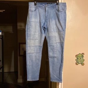 Blue jeans size skinny 18